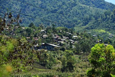 güzel dağ manzarası Tayland