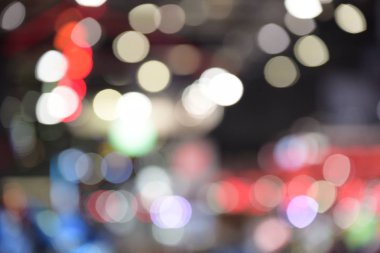 Işık ve boogie Otomobil Fuarı güzelliğine bulanıklık.