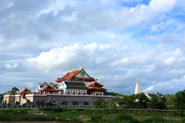 Templo Budista Durante Día Tailandia — Foto de Stock