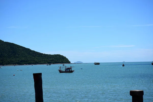 Bateaux Dans Port Mer — Photo