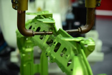 Yeni makine üreticileri ve ithalatçıları ağır sanayi için. Kabine katılın. Bangkok, Tayland, endüstriyel makine gösteri Haziran 20-24, 2018.