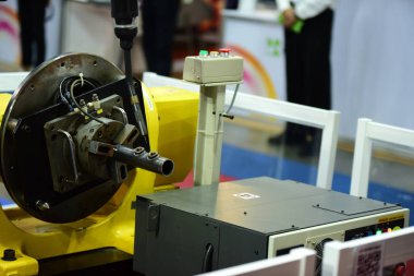 Yeni makine üreticileri ve ithalatçıları ağır sanayi için. Kabine katılın. Bangkok, Tayland, endüstriyel makine gösteri Haziran 20-24, 2018.