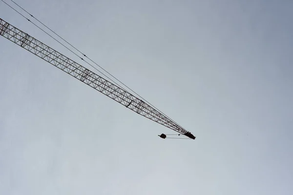 Żuraw Przemysłowy Tle Nieba — Zdjęcie stockowe