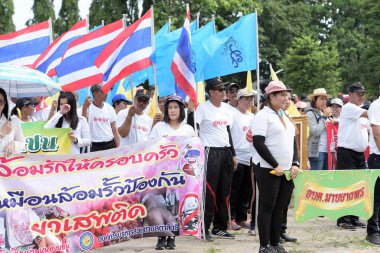 Tayland - 24 Haziran 2018: Bisiklet yarışması