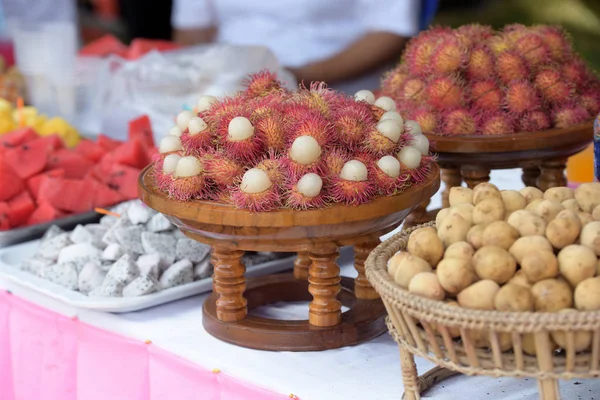 Comida Saborosa Mercado Tailândia — Fotografia de Stock