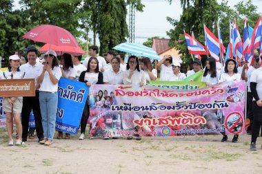 Tayland - 24 Haziran 2018: Bisiklet yarışması