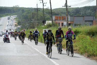 Pluak Daeng farklı gruplardan amatör sporcular etkinliğe katılan. Sağlığı geliştirme ve Pluakdaeng bölgesinde, 24 Haziran 2018: Rayong, Tayland insanlar uyuşturucu direnmeye.