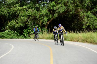 Pluak Daeng farklı gruplardan amatör sporcular etkinliğe katılan. Sağlığı geliştirme ve Pluakdaeng bölgesinde, 24 Haziran 2018: Rayong, Tayland insanlar uyuşturucu direnmeye.