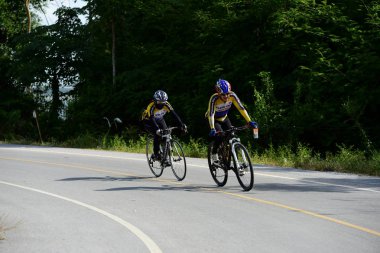 Pluak Daeng farklı gruplardan amatör sporcular etkinliğe katılan. Sağlığı geliştirme ve Pluakdaeng bölgesinde, 24 Haziran 2018: Rayong, Tayland insanlar uyuşturucu direnmeye.