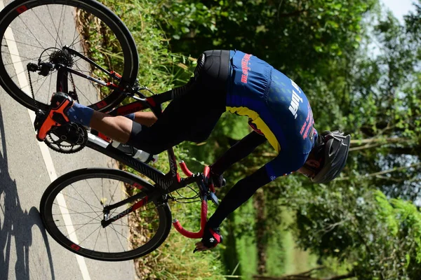 Thailand Juni 2018 Cykeltävling Landsväg — Stockfoto