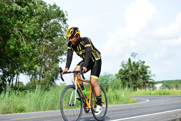 Thailand Juni 2018 Cykeltävling Landsväg — Stockfoto