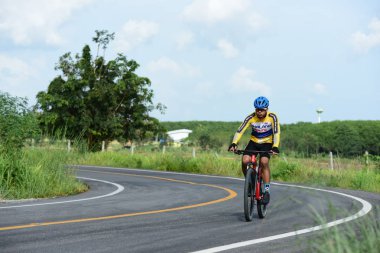 Amatör Bisiklet sporcular yapmak en iyi şekilde bisiklet yarışı sadaka gezi çabalarını 