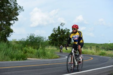 Amatör Bisiklet sporcular yapmak en iyi şekilde bisiklet yarışı sadaka gezi çabalarını 