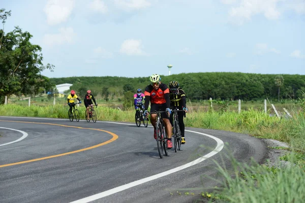 Таїланд Червня 2018 Велозмагання Сільській Дорозі — стокове фото