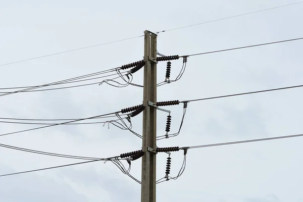 High Voltage Power Lines — Stock Photo, Image