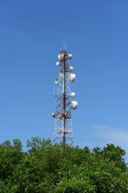 gökyüzüne karşı büyük iletişim Kulesi