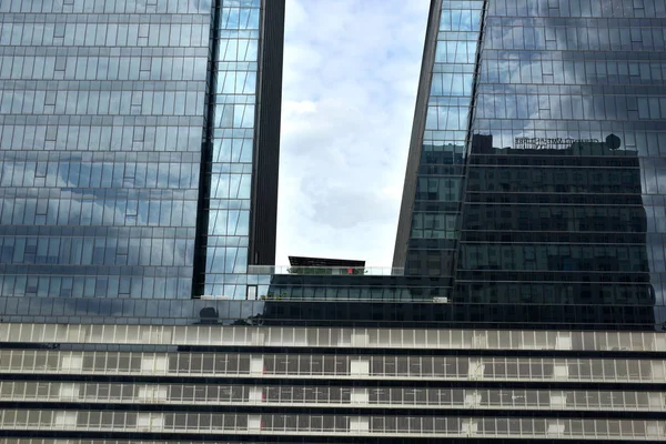 Строятся Здания Современном Городе Ачар Бангкоке Thailandmodern Office Building — стоковое фото