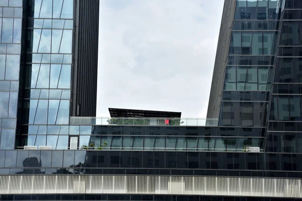 Будівель Сучасне Місто Achar Знаходяться Стадії Будівництва Бангкоку Thailandmodern Офісна — стокове фото