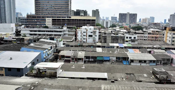 Budynki Nowoczesne Miasta Achar Budowie Budynku Biurowym Thailandmodern Bangkok — Zdjęcie stockowe