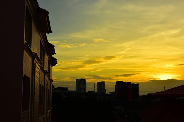 Gebäude Der Modernen Stadt Achar Sind Bau Bangkok Thailand Modernes — Stockfoto