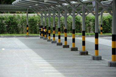 Güneş çatısı Park Alışveriş Merkezi Modern ticaret.