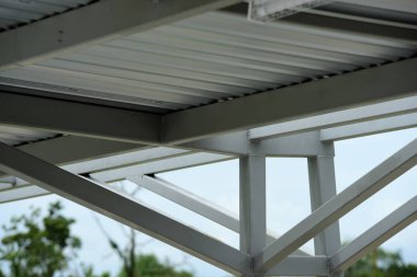 Güneş çatısı Park Alışveriş Merkezi Modern ticaret.