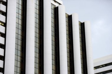 Şehir merkezindeki gökdelen binaları