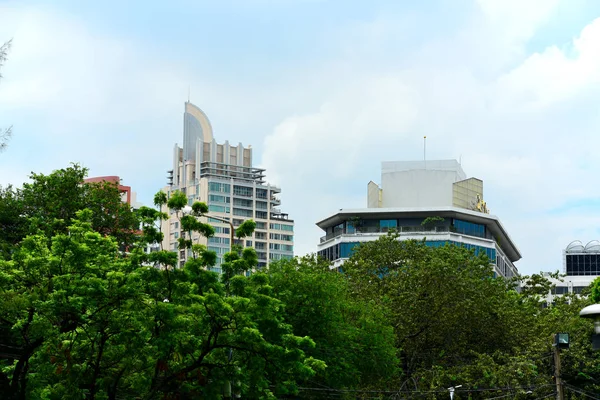 Bâtiments Modernes Dans Ville Thaïlande — Photo