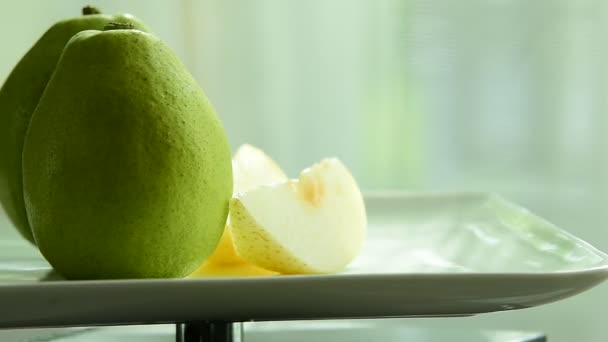 Meng Vruchten Vers Fruit Close Gezond Eten Conceptcomposition Met Diverse — Stockvideo