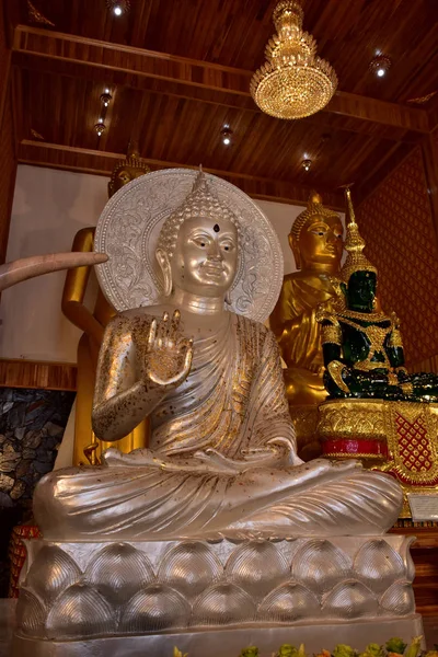 Régi Arany Buddhista Templom Bangkok Thailand Shrine Egy Buddhista Templom — Stock Fotó