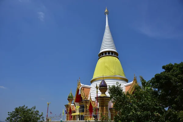 Viejo Templo Budista Oro Bangkok Tailandia Santuario Dentro Templo Budista — Foto de Stock