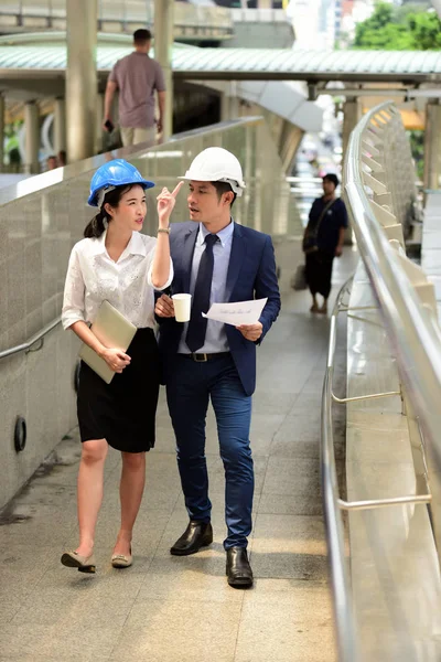 Head of the engineer to check the project.Portrait of professional engineer.Portrait of Asian male contractor engineer.Portrait of Asian  contractor engineer.