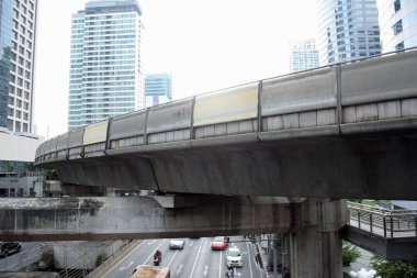 Şehir Merkezi ve yüksek binaların Bangkok ziyaretçilere Park üzerinde 20 Eylül 2018.