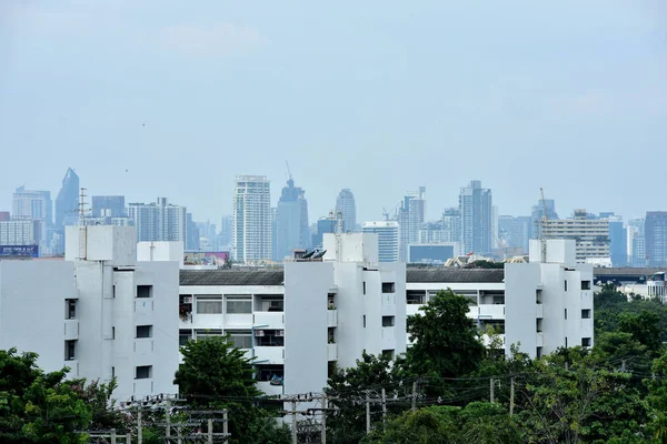 Вид Воздуха Современный Город Таиланде — стоковое фото