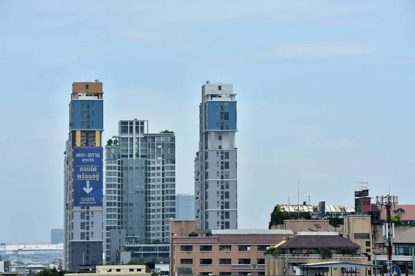 Vista Aérea Cidade Moderna — Fotografia de Stock