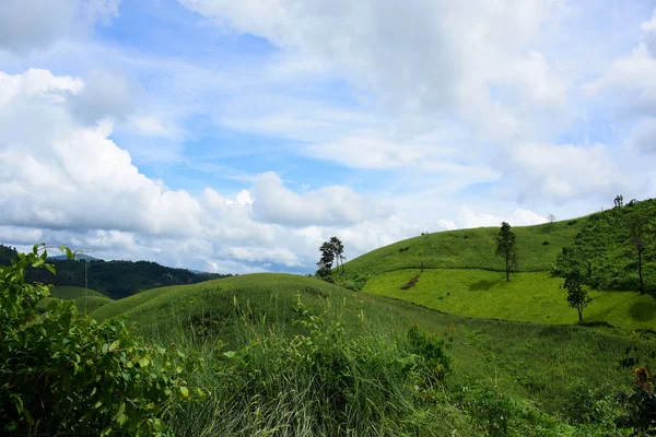 Beau Paysage Montagne Tropical Vert — Photo