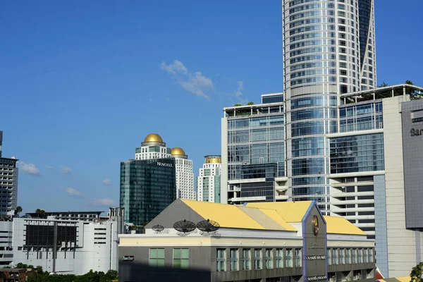 Visitors Center Capital Meeting Point Main Business District View High — Stock Photo, Image