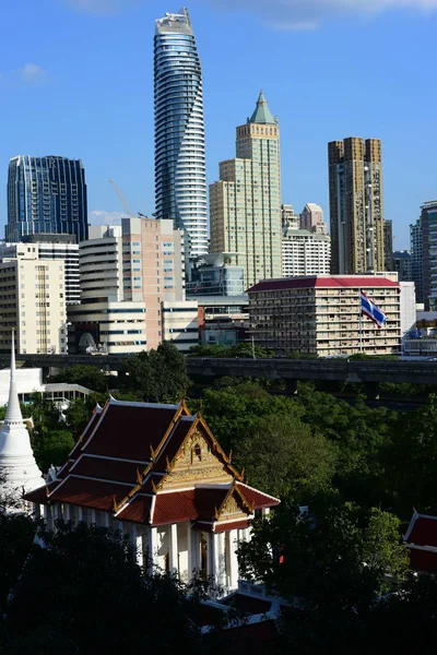 Başkentin Merkezine Ziyaretçi Ana Bölgesinin Toplantı Noktasında Sermaye Bangkok Tayland — Stok fotoğraf