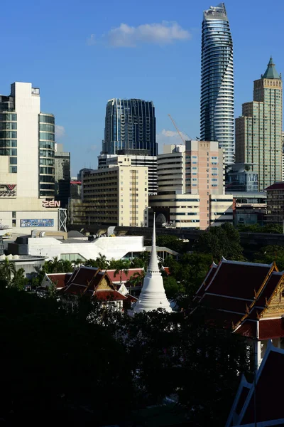 Başkentin Merkezine Ziyaretçi Ana Bölgesinin Toplantı Noktasında Sermaye Bangkok Tayland — Stok fotoğraf