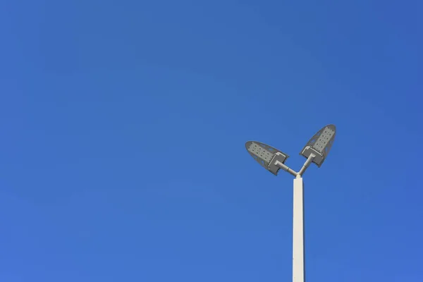Pouliční Lampa Pozadí Oblohy — Stock fotografie