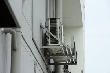 Modern bir binanın 3D canlandırması