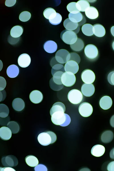 Абстрактные Размытые Синие Серебристые Блестящие Лампочки Блеск Фона Размытие Рождественских — стоковое фото