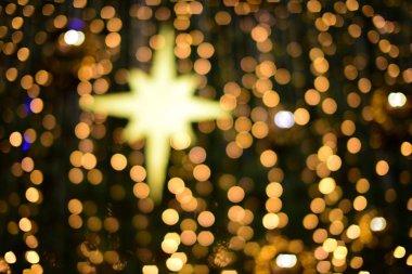 Doğal Bokeh ışıklarıyla soyut arkaplan