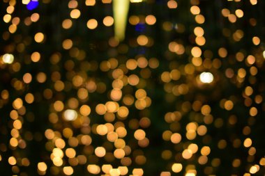 Soyut Mavi bulanık ve gümüş pırıltılı Parlatıcı ampul arka plan: bulanıklık Noel duvar kağıdı dekorasyon concept.christmas ışık gece, soyut dairesel bokeh background.bokeh ışıklar ışıklar.