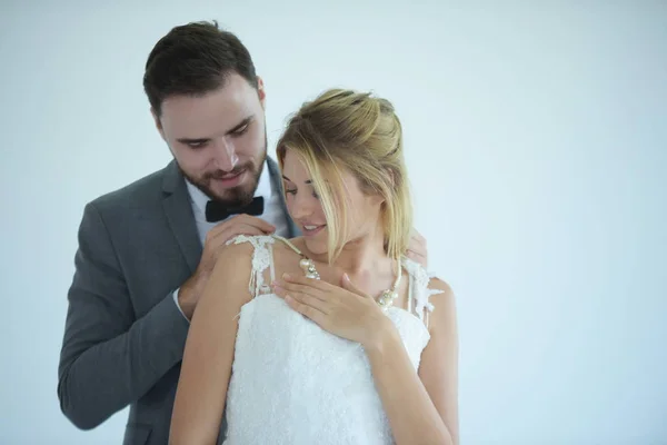 Las Parejas Que Van Casar Son Felices — Foto de Stock