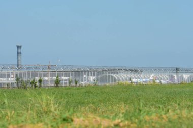 turist varış Suvarnabhumi Uluslararası Havaalanı, bankak Tayland, çeşitli taşıyıcılar pistlerden birinden otel 22 Kasım 2018.The uçakta uçuyor yatılı önce bir göz atın 