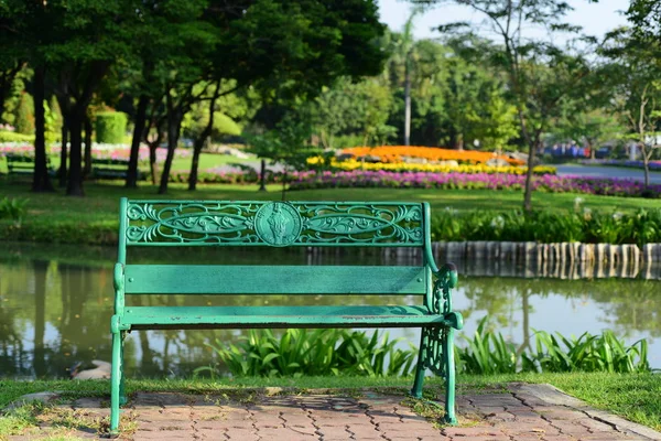Öffentlicher Park Suanluang Rama Asien Thailandflower Und Baumgärten Verschiedenen Farben — Stockfoto