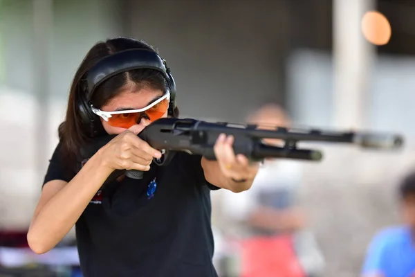 Pistolas Utilizadas Deportes Tiro Viajes Carrera Artillero Aficionado Artilleros Nacionales —  Fotos de Stock