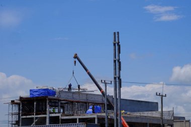 Şehirdeki inşaat alanı