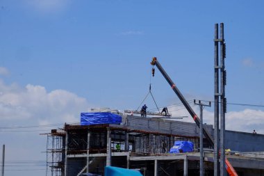 Şehirdeki inşaat alanı